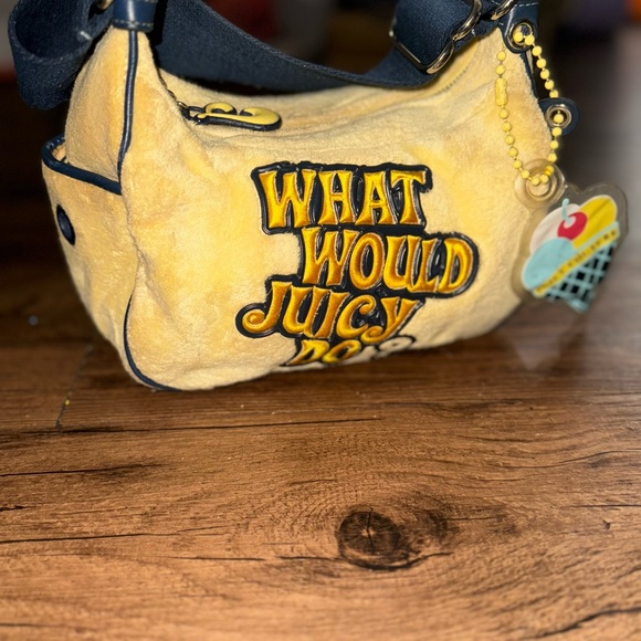 Juicy Couture Handbags - Y2K Juicy Couture Yellow Shoulder Bag